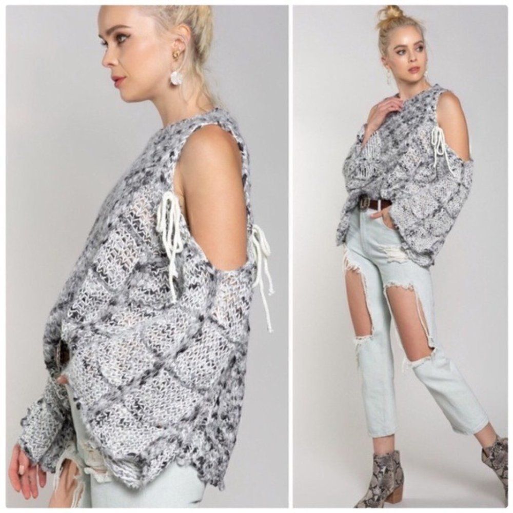 COLD Shoulder Sweater - Picture 5 of 8